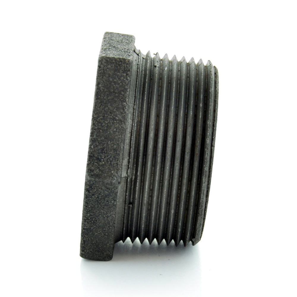 2" X 1-1/4" Schedule 40 Male NPT X FNPT Black Welded Malleable Iron Hex Bushing USA