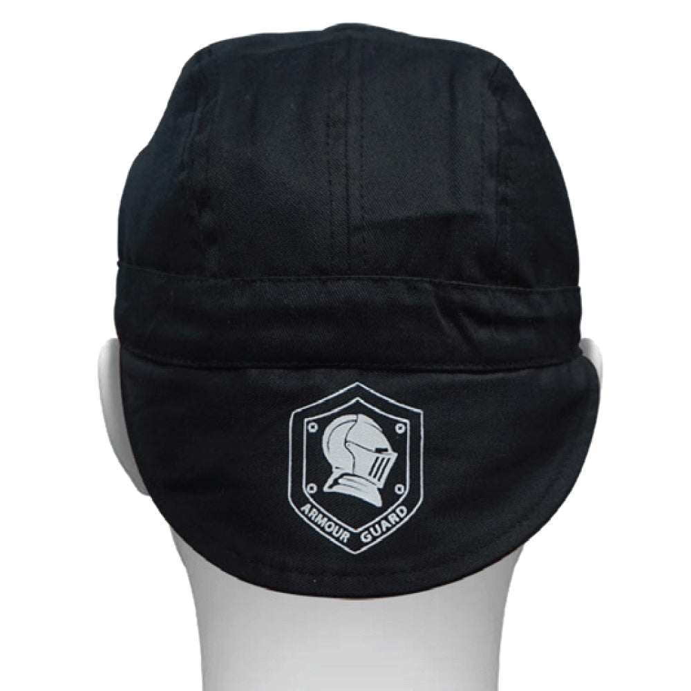 Cotton Welding Cap, Black, Double Layer