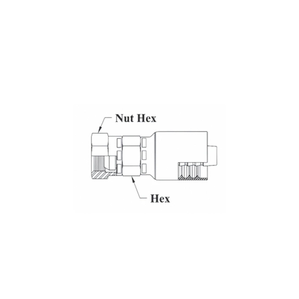 1/2 inch Hose x  1/2-14 Npsm Female Swivel