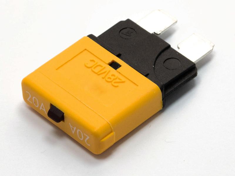 20 Amp Ato/Atc Type Iii Manual Reset Plug In Breaker