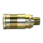 1/2 Inch Basic Size Industrial Interchange and Tru-Flate / Parker Style Interchange Coupler Male 3/8 Inch Npt