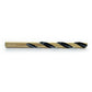 7/16 Inch 135 Degree Split Point Gold Nitro-Carburized Hi-Molybdenum Tool Steel Jobber Length Drill Bit - Shop Pro