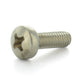M2 x 0.4 x 12 mm Coarse Plain 18-8 (A2) Stainless Steel Phillips Drive Pan Head Machine Screw