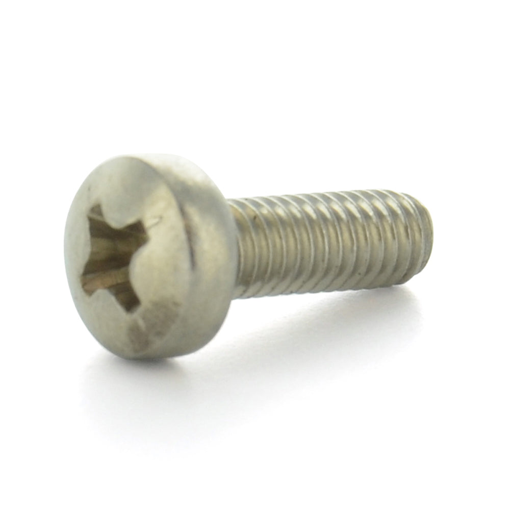 M3 x 0.5 x 5 mm Coarse Plain 18-8 (A2) Stainless Steel Phillips Drive Pan Head Machine Screw