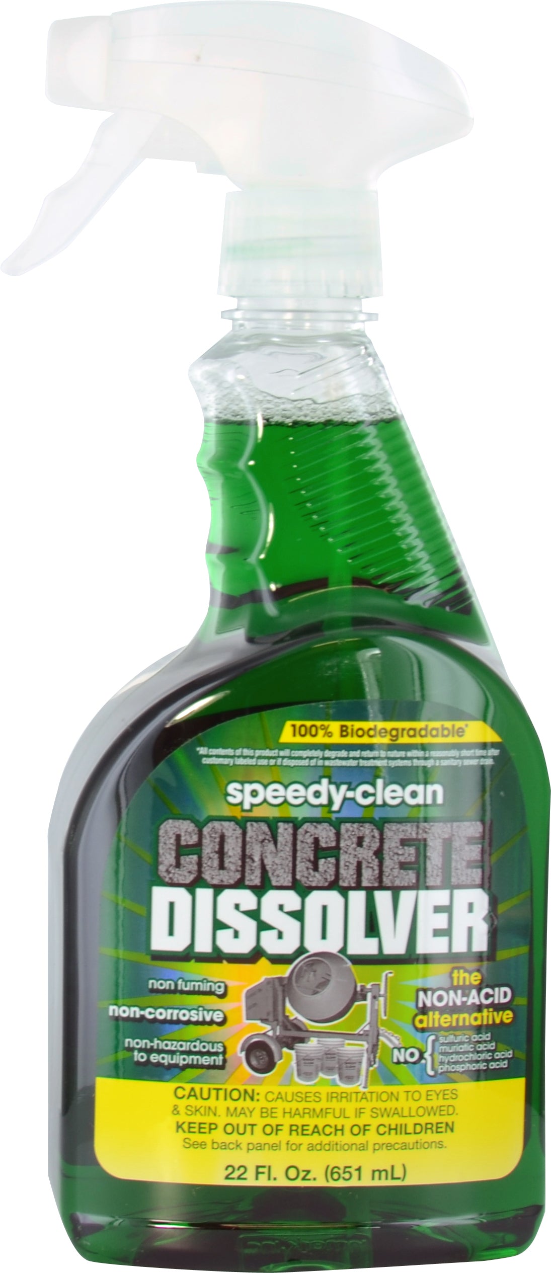 Speedy-Clean Concrete Dissolver - 22 oz Bottle with Spray Trigger