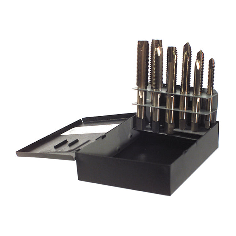10 Piece Straight Flute Plug Tap Set With Metal Index