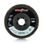 4-1/2 Inch x 7/8 Inch Premium XL Ceramic Abrasive Flap Disc-60 Grit