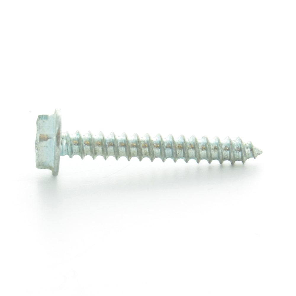 #8-18 x 1/2 Inch Zinc Plated Low Carbon Steel Indented Hex Washer Head Type-Ab Self-Tapping Sheet Metal Screw