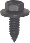 M6.3 x 1 x 20 mm Black Class 9.8 Starter Point Indented Hex Head Body Bolt With Free Spinning Washer