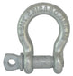 1/4 Inch 1/2 Ton Screw Pin Galvanized Drop Forged Carbon Steel Anchor Shackle
