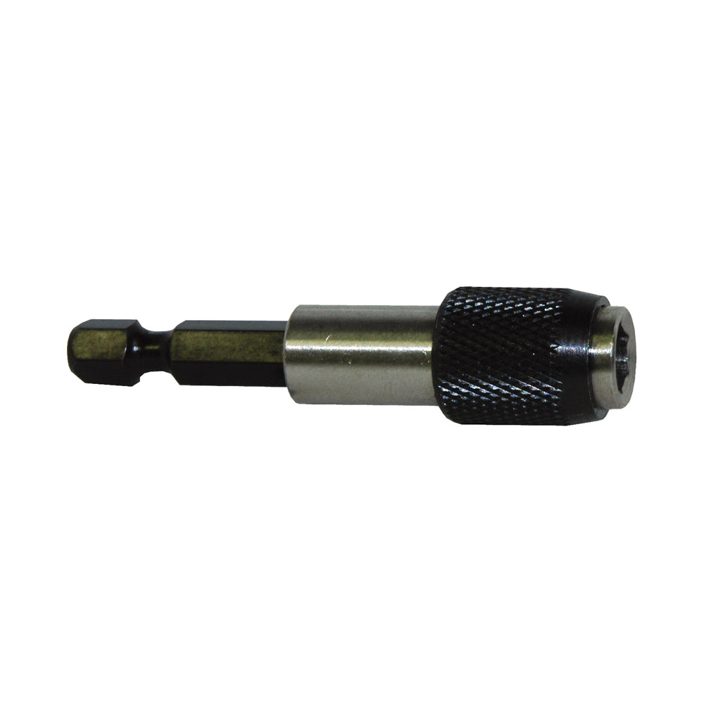 1/4 Inch Hex Drive 1/4 Inch Hex Shank 2-3/8 Inch Length Stainless Steel Quick Release Magnetic Bit Holder