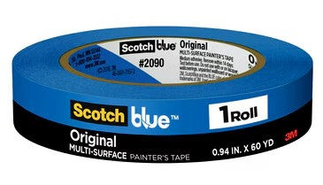 1 Inch x 180 Foot 3M Blue Masking Tape