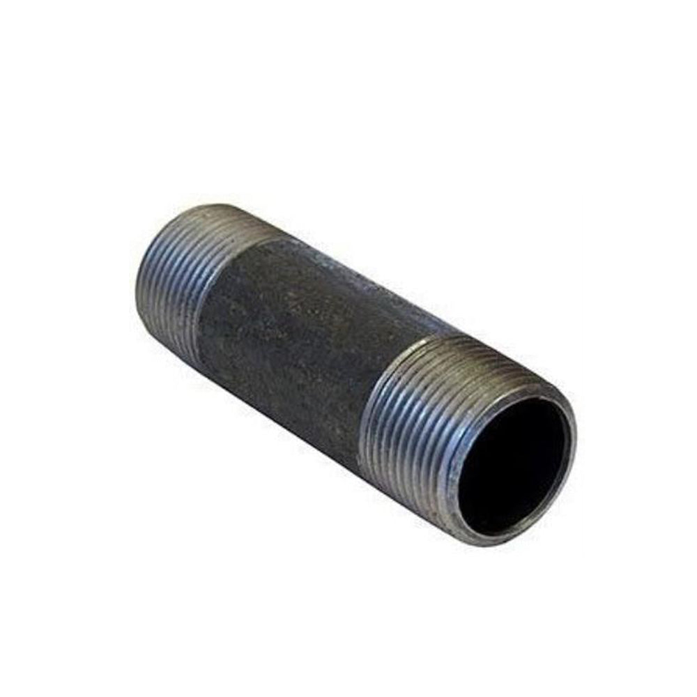 3/4" x 3-1/2" Schedule 40 Malleable Steel Welded Nipple Black Made In Usa