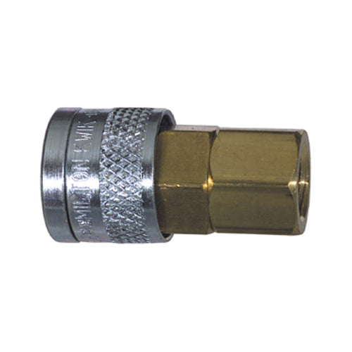 1/4 Inch Basic Size Push-On Type Industrial Interchange Coupler 1/4 Inch Female Npt