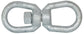1/4 Inch Hot Galvanized Turnbuckle Eye To Eye Swivel