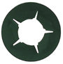 Round Universal Push On Retainer For 1 / 4" Threaded Bolts Balckk Finish