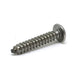 #8 x 3/8 Inch Stainless Steel Hex Pin Button Head Tamper Resistant Sheet Metal Screw