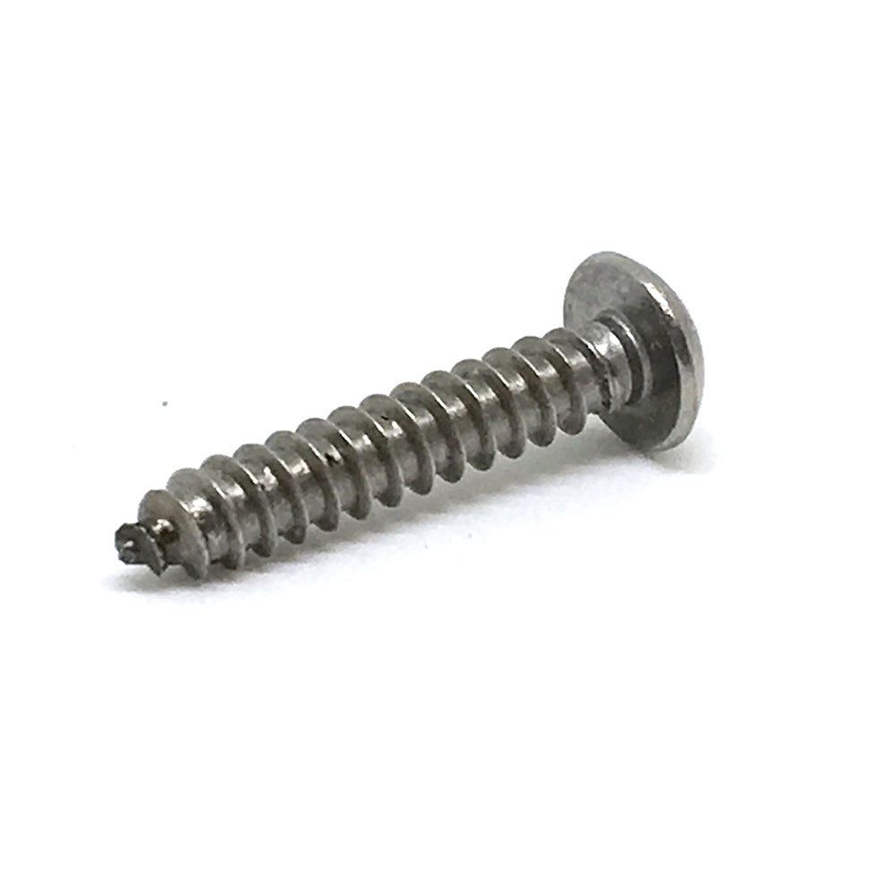 #10 x 2 Inch Stainless Steel Hex Pin Button Head Tamper Resistant Sheet Metal Screw