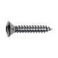 #8 x 7/8 Inch Chrome Alloy Steel Oval Head Type-Ab Self-Tapping Sheet Metal Screw