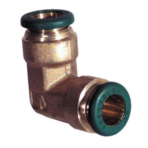 5/16 Inch Nickel Plated Brass Push-In Tube Union Elbow
