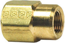 1/4 Inch x 1/8 Inch Lead Free Brass Pipe Reducing Coupling