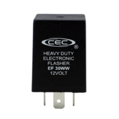 12 Volt 3 Pin Electronic Signal Flasher Extended Life Super-Duty.