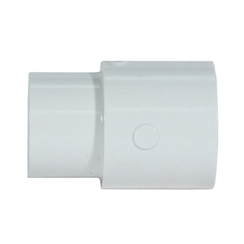 1 Inch x 3/4 Inch Socket Sch 40 White Pvc Reducing Coupling