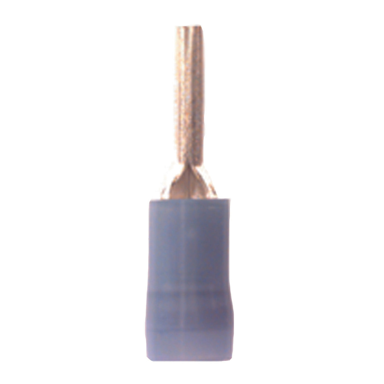 16-14 Gauge Wire Pin Terminal .37 x .08 Nylon Insulated Blue