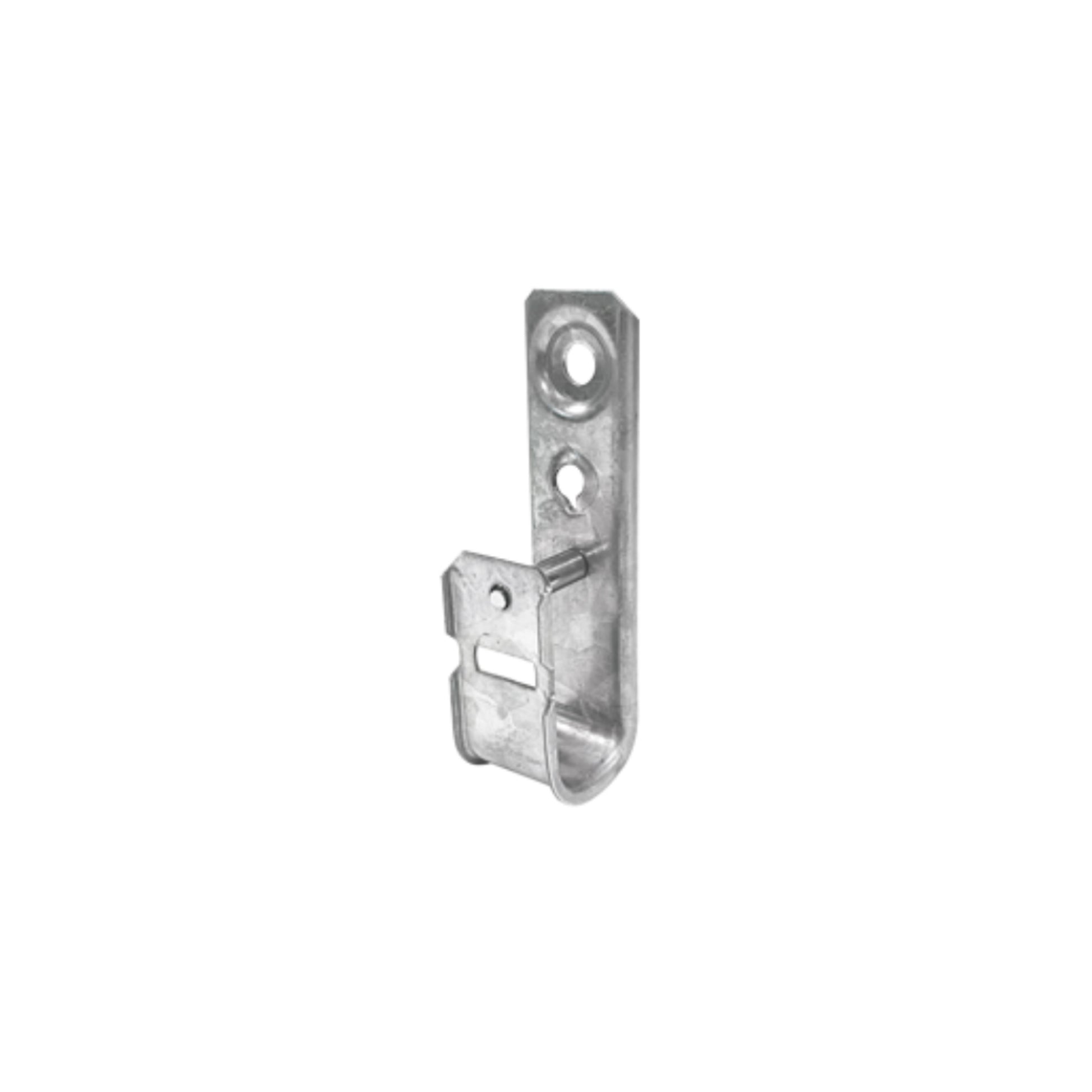 3/4" J-Hook- 1/4" Mounting Hole- Includes Steel Retaining Pin- Pre-Galvanized