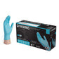 Ammex Medium 5 Mil Palm 6 Mil Fingertip Blue Textured Nitrile Powder Free GloveworksÂ® Premium Industrial Glove - 100 Per Box