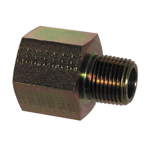 1/2 Inch x 3/4 Inch 3000 psi Zinc Plated With Clear Trivalent Chromatic Carbon Steel Pipe Adapter