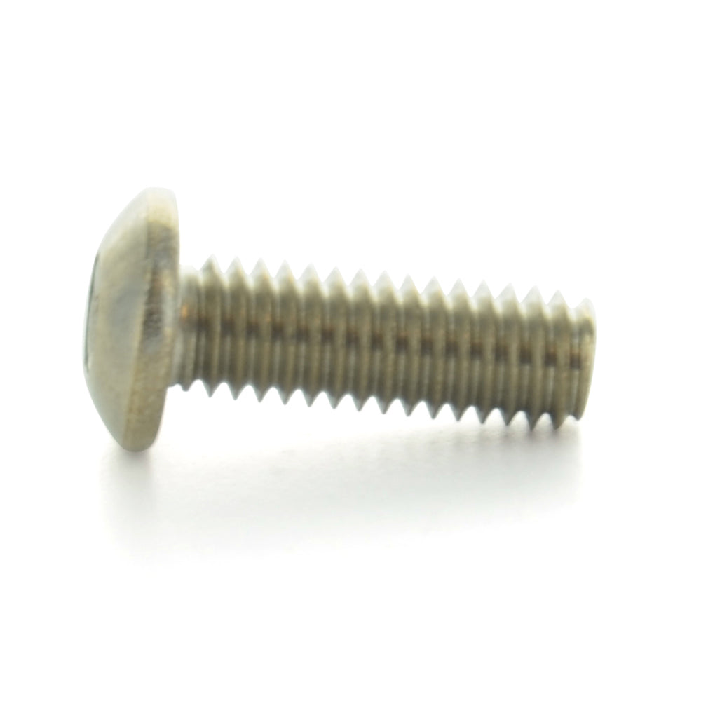 M5 x 0.8 x 35 mm Coarse Plain 18-8 (A2) Stainless Steel Iso 7380-1 Button Head Socket Cap Screw