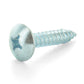 #10 x 1-1/4 Inch Zinc Plated Alloy Steel Truss Head Type-Ab Self-Tapping Sheet Metal Screw