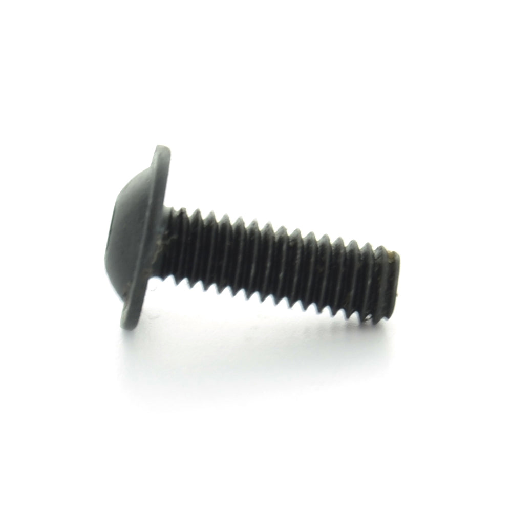 M6 x 1 x 30 mm Coarse Black Oxide Class 10.9 Iso 7380-2 Button Flange Head Socket Cap Screw