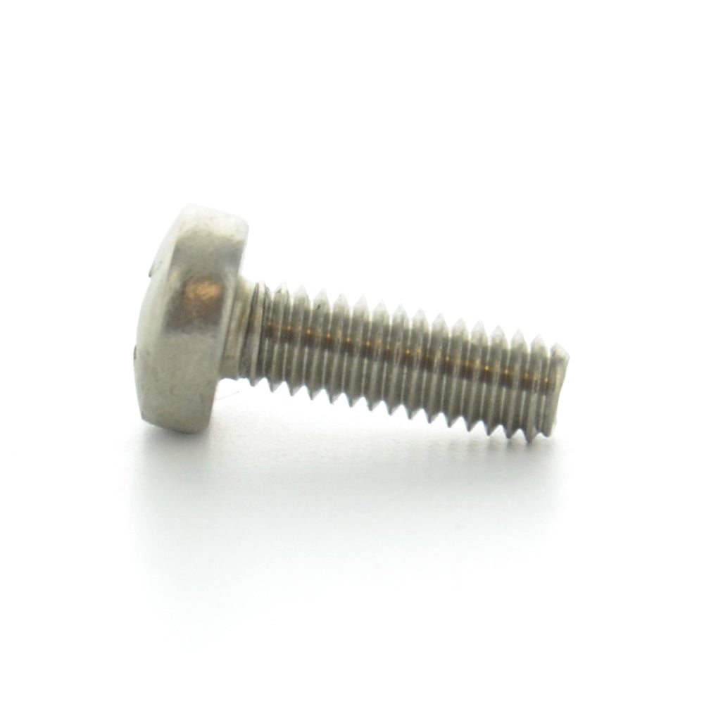 M6 x 1 x 18 mm Coarse Plain 18-8 (A2) Stainless Steel Phillips Drive Pan Head Machine Screw