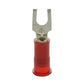 22-18 Awg #6 Stud Red Nylon Insulated Block Spade Terminal