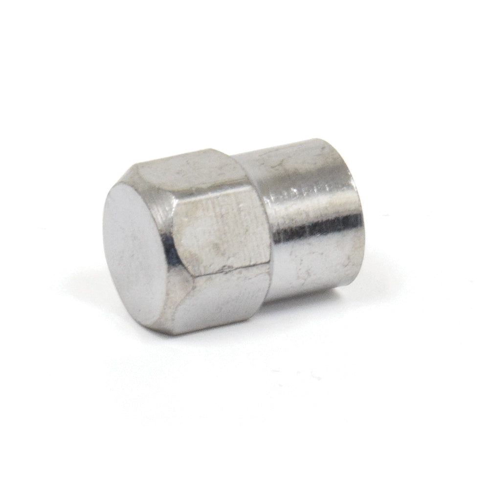 High Performance Tire Valve Hex Cap High Heat Chrome Plated