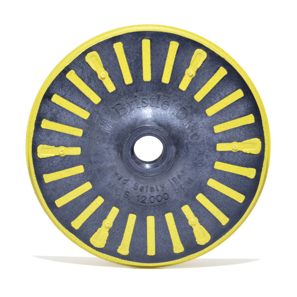 4-1/2 Inch x 5/8-11 Scotch-Briteâ„¢ Bristle Disc Grade 80 Ceramic Abrasive Grain Yellow