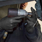 Ammex Gloveworks Hd Black Nitrile Textured Nitrile Gloves