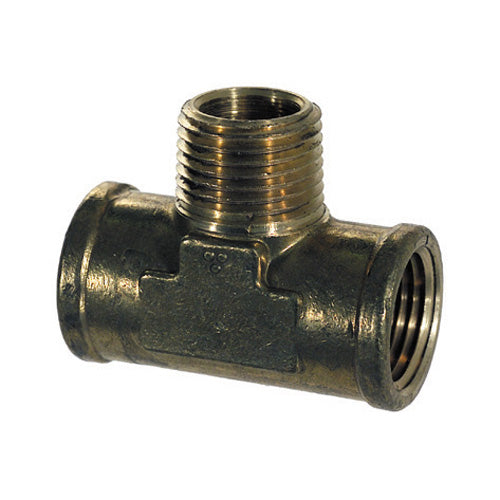 3/8 Inch Brass Pipe Male Branch Tee