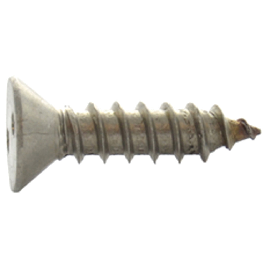 #6 x 1 Inch Stainless Steel Spanner Flat Head Tamper Resistant Sheet Metal Screw