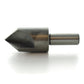 5/8 Inch 3 Flute Black Oxide High Speed Steel T401 Fractional Size Center Reamer/Countersink
