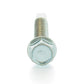 #10-16 x 3 Inch Zinc Plated Low Carbon Steel #3 Point Indented Hex Washer Head Self-Drilling Tek Screw