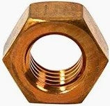 3/8-16 Coarse Silicon Bronze Finished Hex Nut