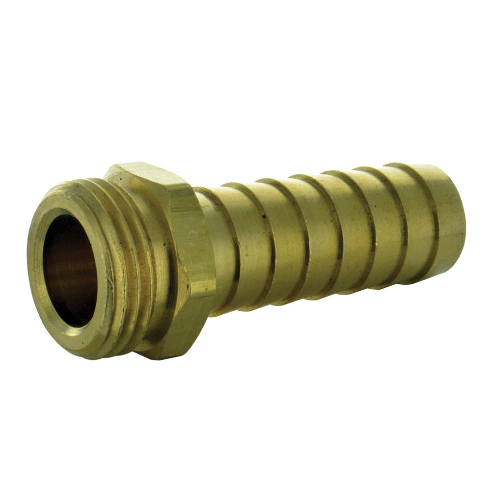 5/8 Inch Male Brass Garden Hose Thread To Long Shank Barb