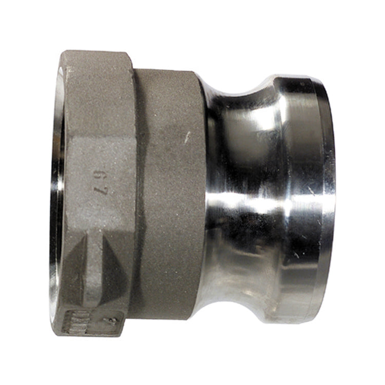 4 Inch Hose Shank x Male Adapter A380 Permanent Mold Aluminum Type E Global Adapter