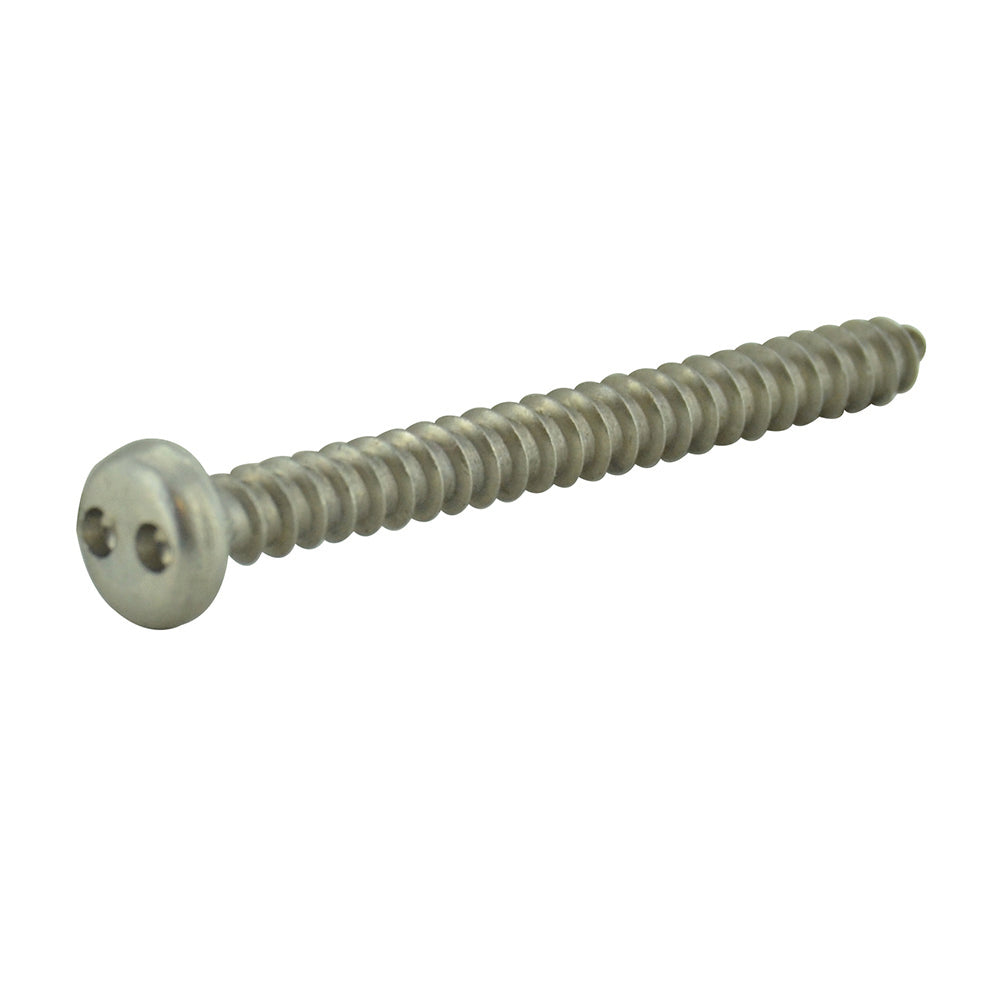 #6 x 1-1/2 Inch Stainless Steel Spanner Pan Head Tamper Resistant Sheet Metal Screw