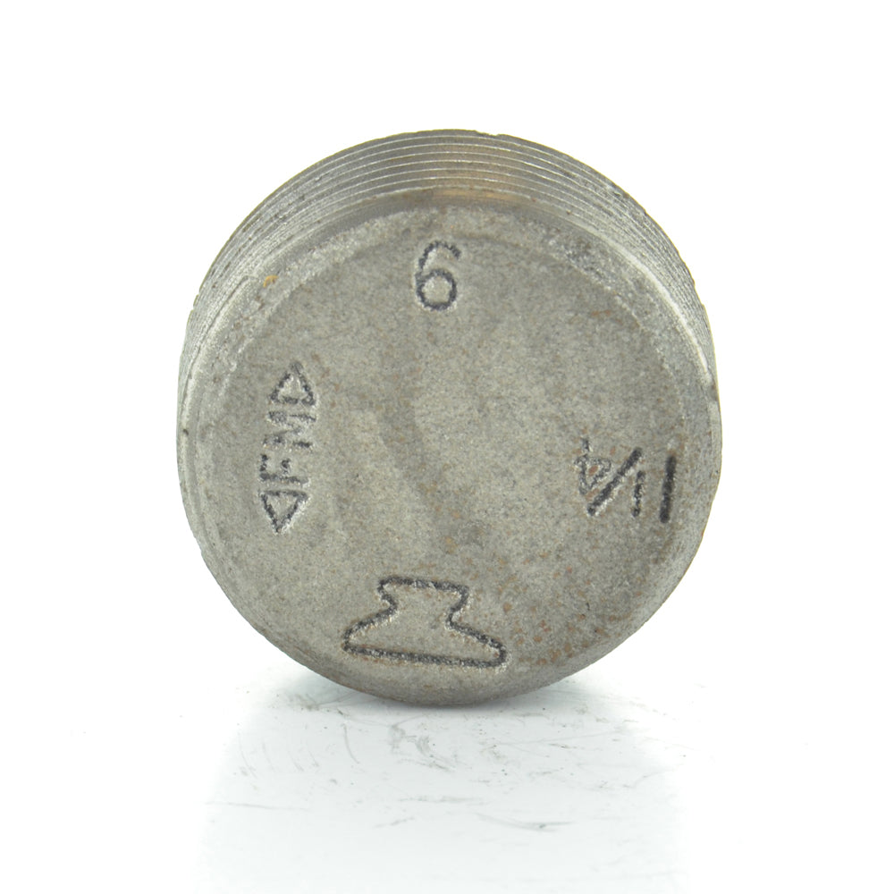 1/8 Inch Schedule 40 Malleable Iron Welded Countersunk Hex Plug Black Made In Usa