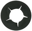 5/16 Inch Black Metal Push Nut Bolt Retainer