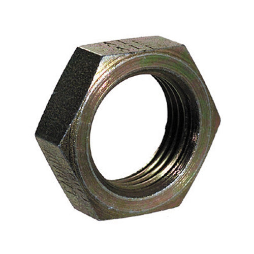 1 Inch 10000 psi Zinc Plated Yellow Dichromate Carbon Steel Jic 37 Degree Adapter - Bulkhead Nut